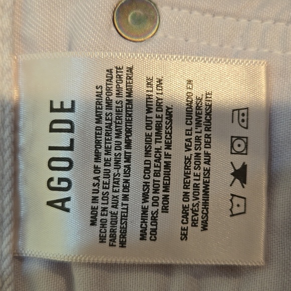 Agolde Dax Upsized Jeans In Popsicle NWOT - Picture 8 of 10